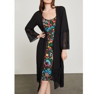 BCBGMAXAZRIA Lace Robe Jacket